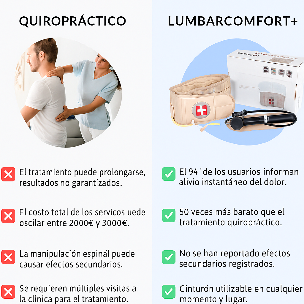FAJA DE DESCOMPRESIÓN LUMBAR